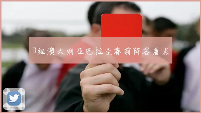 D组澳大利亚巴拉圭赛前阵容看点